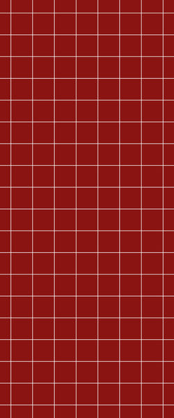 Red Checkerboard Tile Acrylic Shower Wall Panel 2440mm x 1220mm ( 3mm Thick) - CladdTech