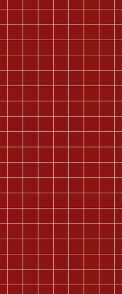 Red Checkerboard Tile Acrylic Shower Wall Panel 2440mm x 1220mm ( 3mm Thick) - CladdTech