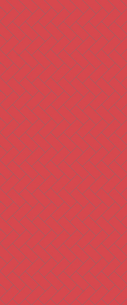 Red Diagonal Herringbone Tile Acrylic Shower Panel 2440mm x 1220mm ( 3mm Thick) - CladdTech