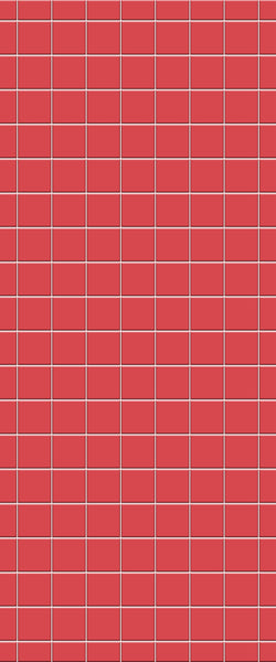 Red Checkerboard Tile Acrylic Shower Wall Panel 2440mm x 1220mm ( 3mm Thick) - CladdTech
