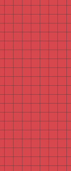 Red Checkerboard Tile Acrylic Shower Wall Panel 2440mm x 1220mm ( 3mm Thick) - CladdTech