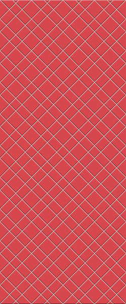 Red Basket Weave Tile Acrylic Shower Panel 2440mm x 1220mm ( 3mm Thick) - CladdTech