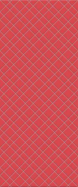 Red Basket Weave Tile Acrylic Shower Panel 2440mm x 1220mm ( 3mm Thick) - CladdTech