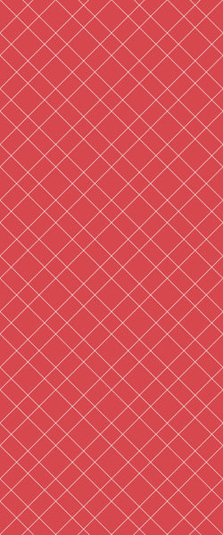 Red Basket Weave Tile Acrylic Shower Panel 2440mm x 1220mm ( 3mm Thick) - CladdTech