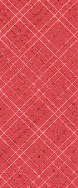Red Basket Weave Tile Acrylic Shower Panel 2440mm x 1220mm ( 3mm Thick) - CladdTech