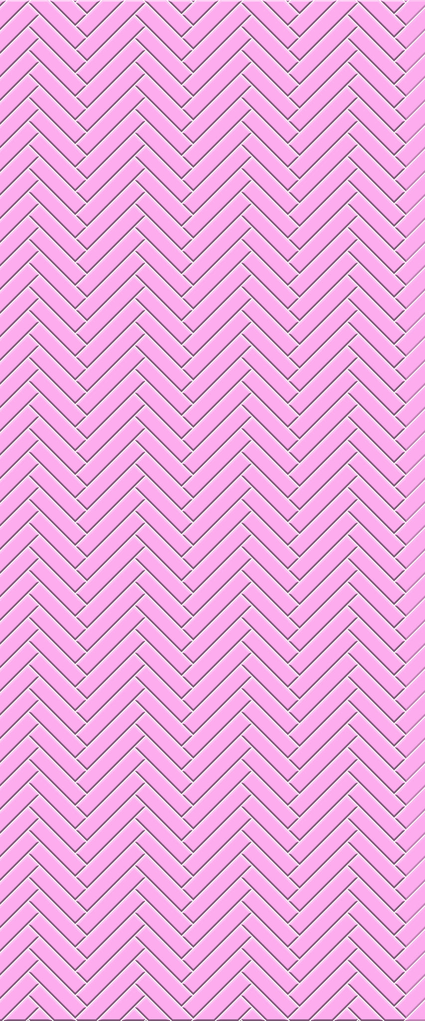 Pink Single Herringbone Tile Acrylic Shower Panel 2440mm x 1220mm ( 3mm Thick) - CladdTech