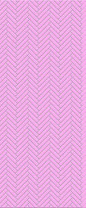 Pink Single Herringbone Tile Acrylic Shower Panel 2440mm x 1220mm ( 3mm Thick) - CladdTech