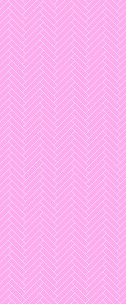 Pink Single Herringbone Tile Acrylic Shower Panel 2440mm x 1220mm ( 3mm Thick) - CladdTech