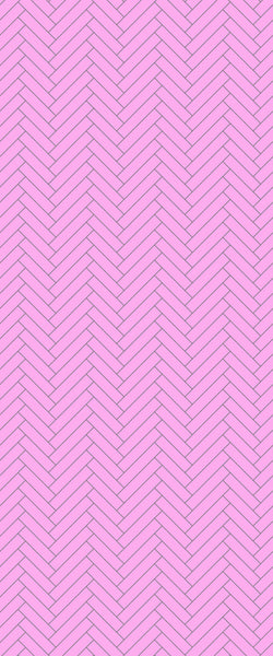 Pink Single Herringbone Tile Acrylic Shower Panel 2440mm x 1220mm ( 3mm Thick) - CladdTech