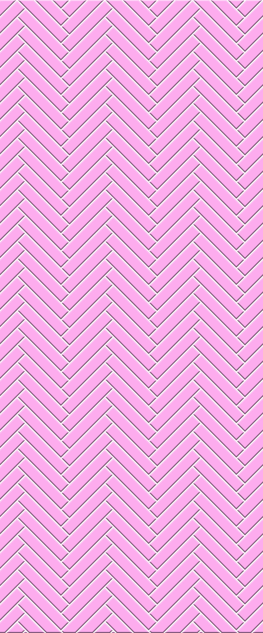 Pink Double Herringbone Tile Acrylic Shower Panel 2440mm x 1220mm ( 3mm Thick) - CladdTech