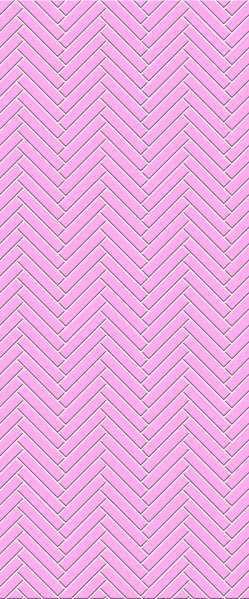 Pink Double Herringbone Tile Acrylic Shower Panel 2440mm x 1220mm ( 3mm Thick) - CladdTech