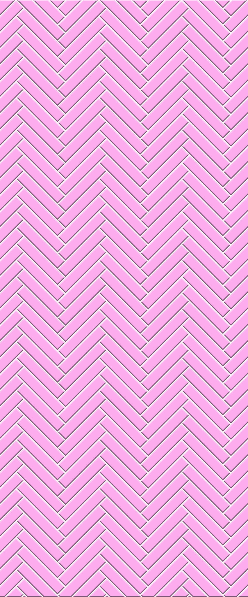 Pink Double Herringbone Tile Acrylic Shower Panel 2440mm x 1220mm ( 3mm Thick) - CladdTech