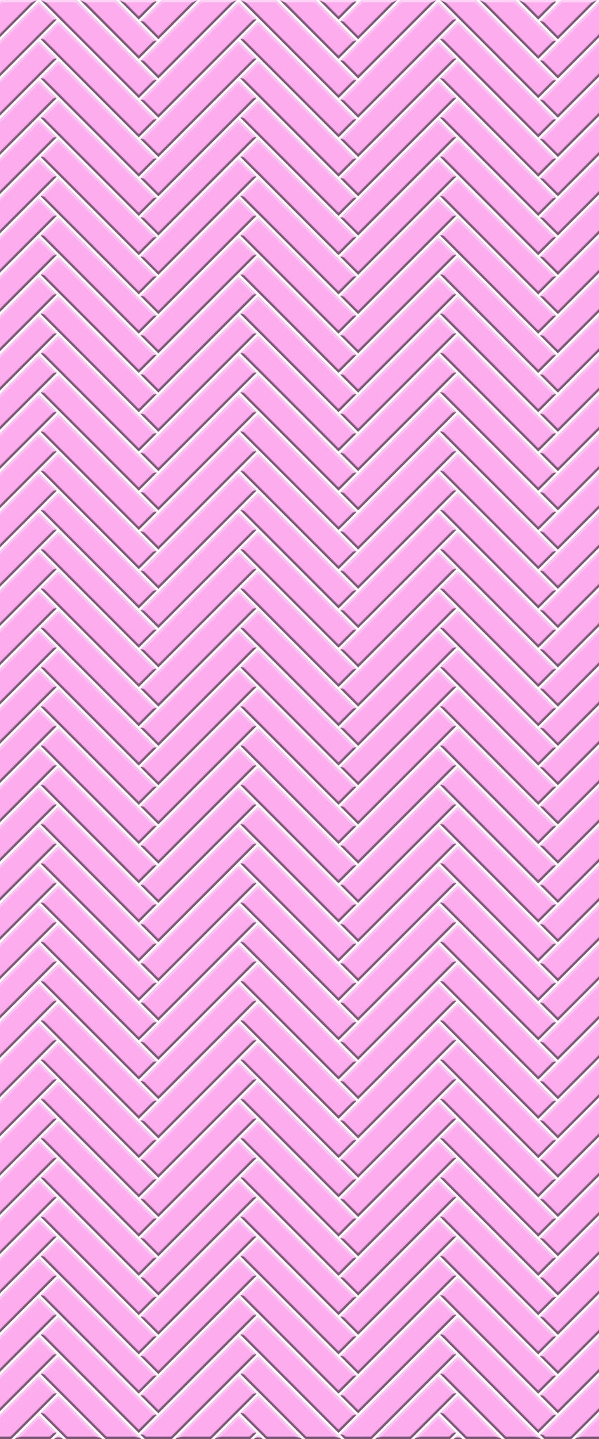 Pink Double Herringbone Tile Acrylic Shower Panel 2440mm x 1220mm ( 3mm Thick) - CladdTech