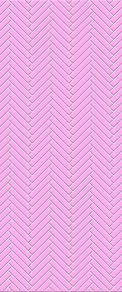 Pink Double Herringbone Tile Acrylic Shower Panel 2440mm x 1220mm ( 3mm Thick) - CladdTech