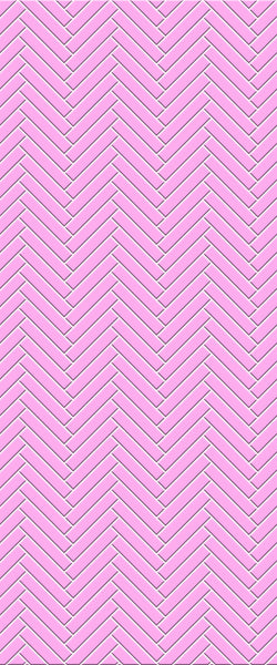 Pink Double Herringbone Tile Acrylic Shower Panel 2440mm x 1220mm ( 3mm Thick) - CladdTech