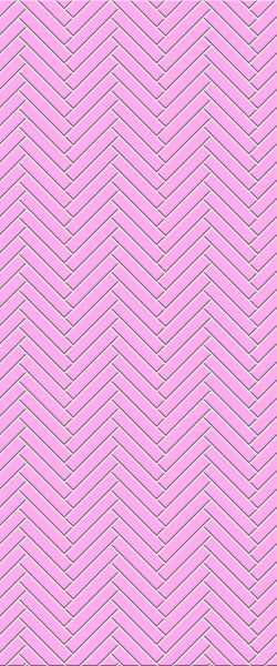 Pink Double Herringbone Tile Acrylic Shower Panel 2440mm x 1220mm ( 3mm Thick) - CladdTech