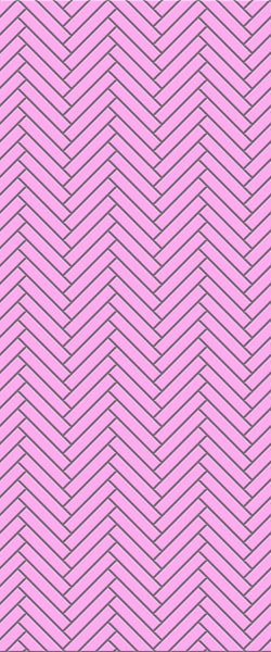 Pink Double Herringbone Tile Acrylic Shower Panel 2440mm x 1220mm ( 3mm Thick) - CladdTech