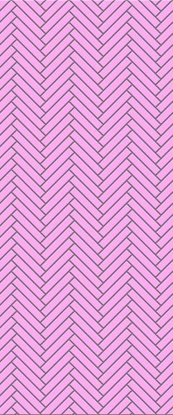 Pink Double Herringbone Tile Acrylic Shower Panel 2440mm x 1220mm ( 3mm Thick) - CladdTech