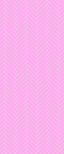 Pink Double Herringbone Tile Acrylic Shower Panel 2440mm x 1220mm ( 3mm Thick) - CladdTech
