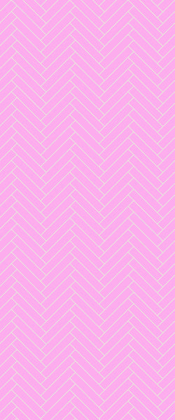 Pink Double Herringbone Tile Acrylic Shower Panel 2440mm x 1220mm ( 3mm Thick) - CladdTech