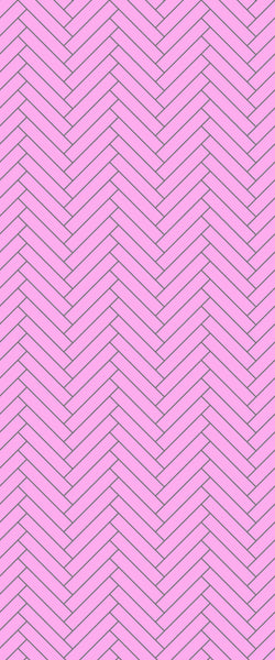 Pink Double Herringbone Tile Acrylic Shower Panel 2440mm x 1220mm ( 3mm Thick) - CladdTech