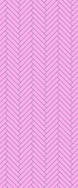 Pink Double Herringbone Tile Acrylic Shower Panel 2440mm x 1220mm ( 3mm Thick) - CladdTech