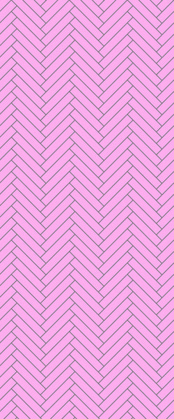 Pink Double Herringbone Tile Acrylic Shower Panel 2440mm x 1220mm ( 3mm Thick) - CladdTech