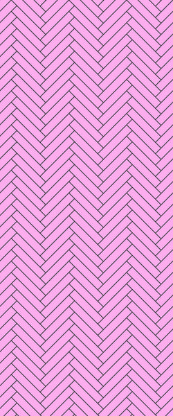 Pink Double Herringbone Tile Acrylic Shower Panel 2440mm x 1220mm ( 3mm Thick) - CladdTech