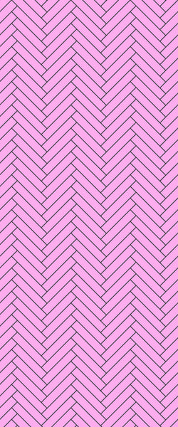 Pink Double Herringbone Tile Acrylic Shower Panel 2440mm x 1220mm ( 3mm Thick) - CladdTech