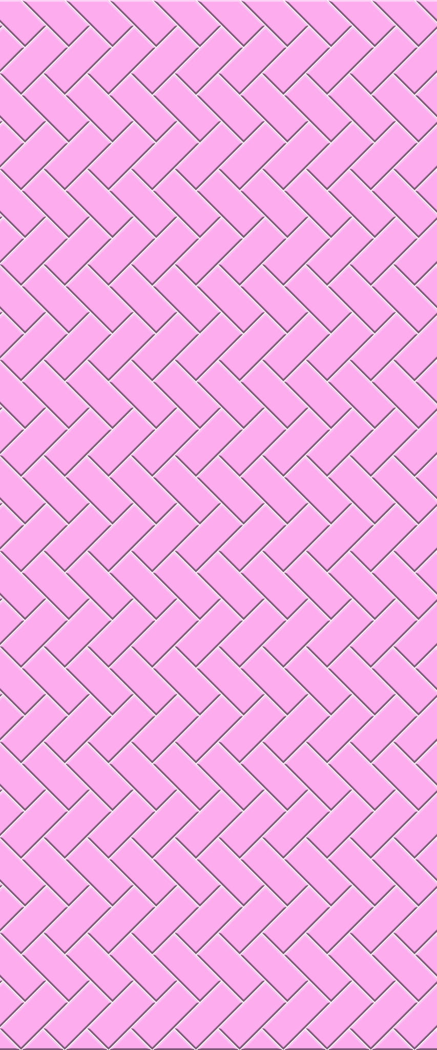 Pink Diagonal Herringbone Tile Acrylic Shower Panel 2440mm x 1220mm ( 3mm Thick) - CladdTech