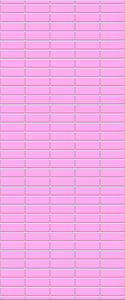 Pink Horizontal Block Tile Acrylic Shower Panel 2440mm x 1220mm ( 3mm Thick) - CladdTech