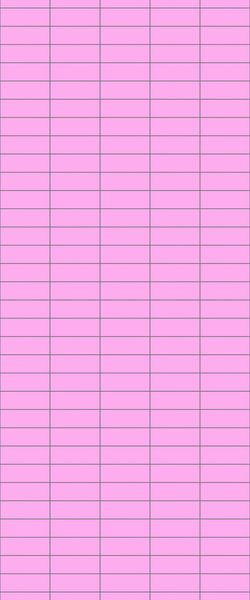 Pink Horizontal Block Tile Acrylic Shower Panel 2440mm x 1220mm ( 3mm Thick) - CladdTech