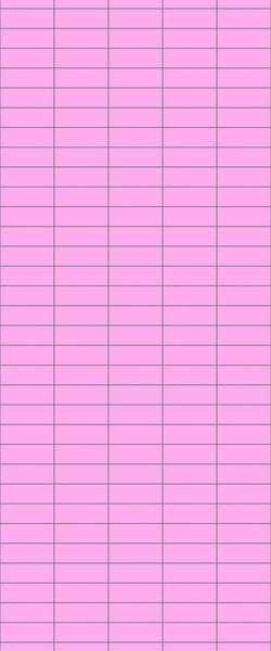 Pink Horizontal Block Tile Acrylic Shower Panel 2440mm x 1220mm ( 3mm Thick) - CladdTech