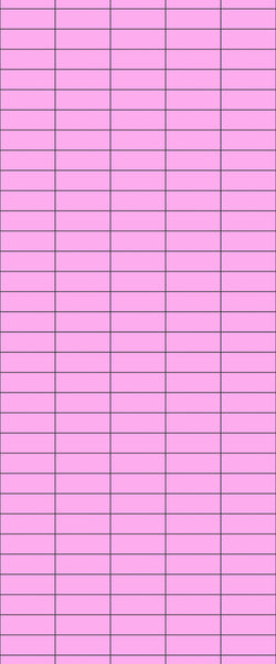 Pink Horizontal Block Tile Acrylic Shower Panel 2440mm x 1220mm ( 3mm Thick) - CladdTech