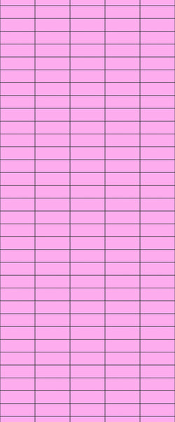 Pink Horizontal Block Tile Acrylic Shower Panel 2440mm x 1220mm ( 3mm Thick) - CladdTech