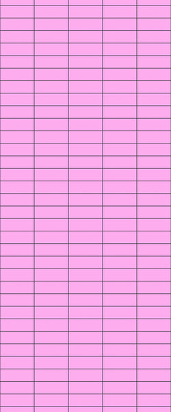 Pink Horizontal Block Tile Acrylic Shower Panel 2440mm x 1220mm ( 3mm Thick) - CladdTech