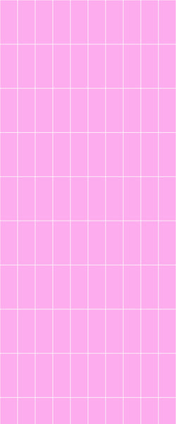 Pink Vertical Block Tile Acrylic Shower Panel 2440mm x 1220mm ( 3mm Thick) - CladdTech