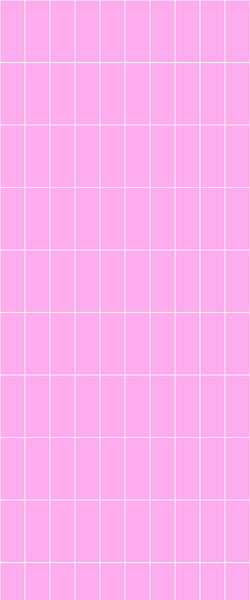 Pink Vertical Block Tile Acrylic Shower Panel 2440mm x 1220mm ( 3mm Thick) - CladdTech