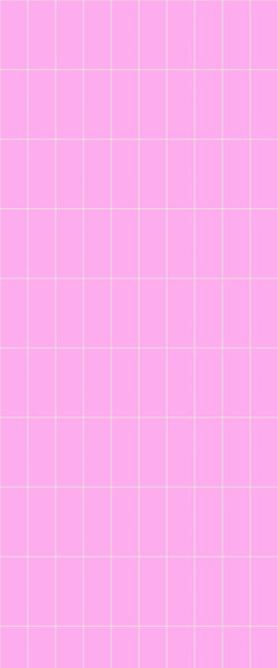 Pink Vertical Block Tile Acrylic Shower Panel 2440mm x 1220mm ( 3mm Thick) - CladdTech