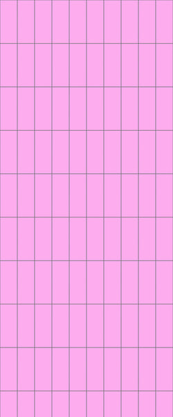 Pink Vertical Block Tile Acrylic Shower Panel 2440mm x 1220mm ( 3mm Thick) - CladdTech