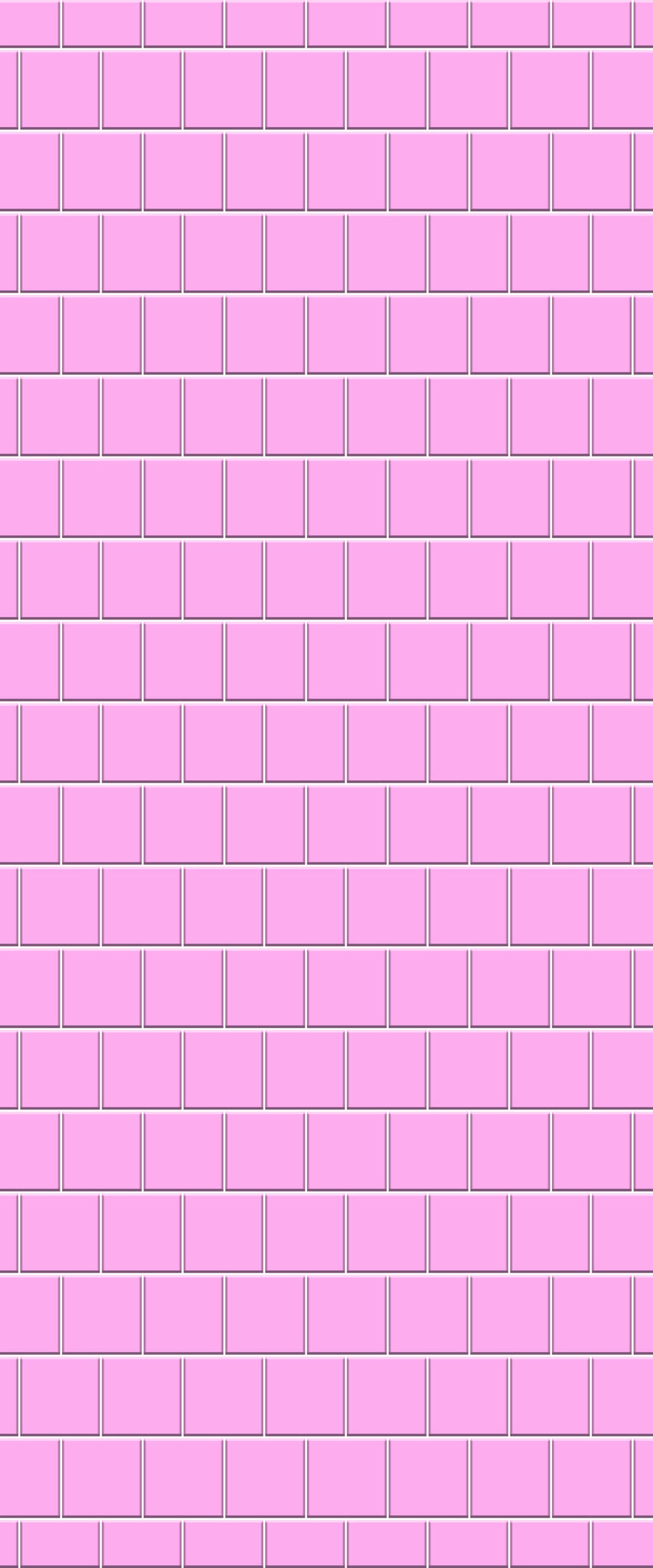 Pink Large Square's Tile Acrylic Shower Wall Panel 2440mm x 1220mm ( 3mm Thick) - CladdTech