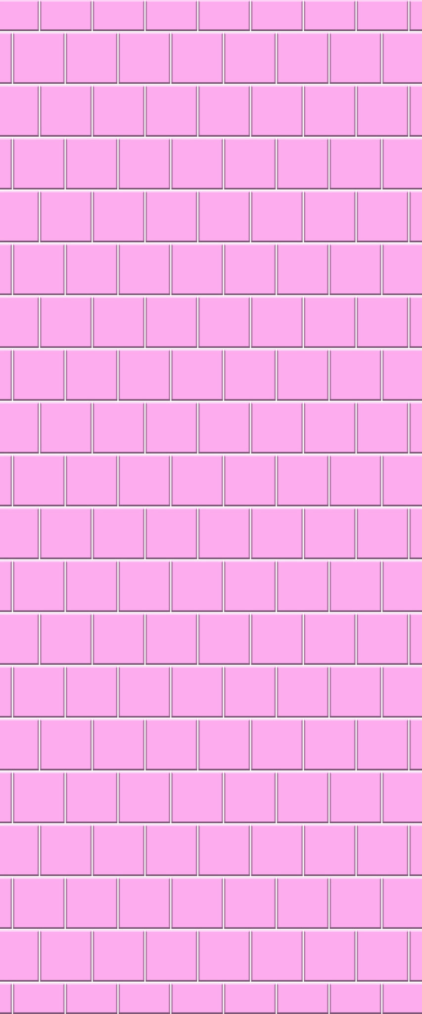 Pink Large Square's Tile Acrylic Shower Wall Panel 2440mm x 1220mm ( 3mm Thick) - CladdTech
