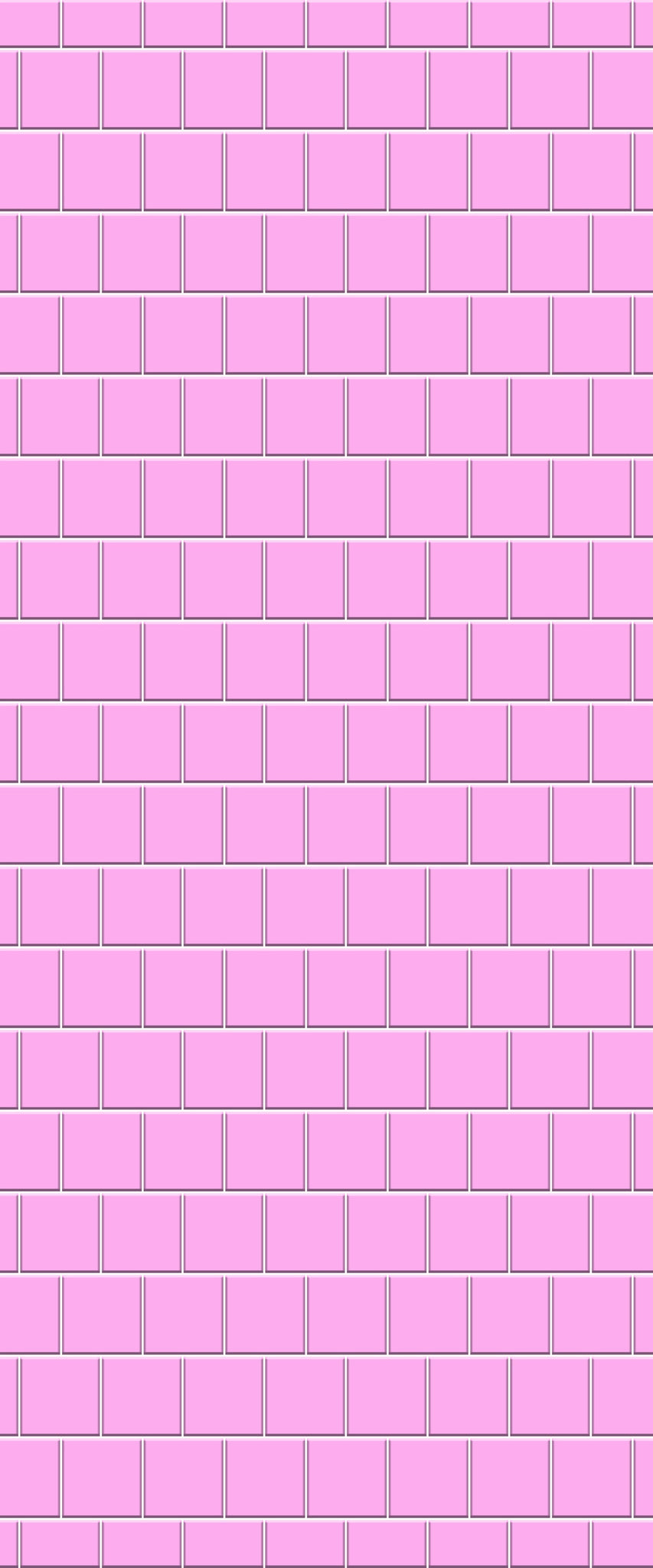 Pink Large Square's Tile Acrylic Shower Wall Panel 2440mm x 1220mm ( 3mm Thick) - CladdTech