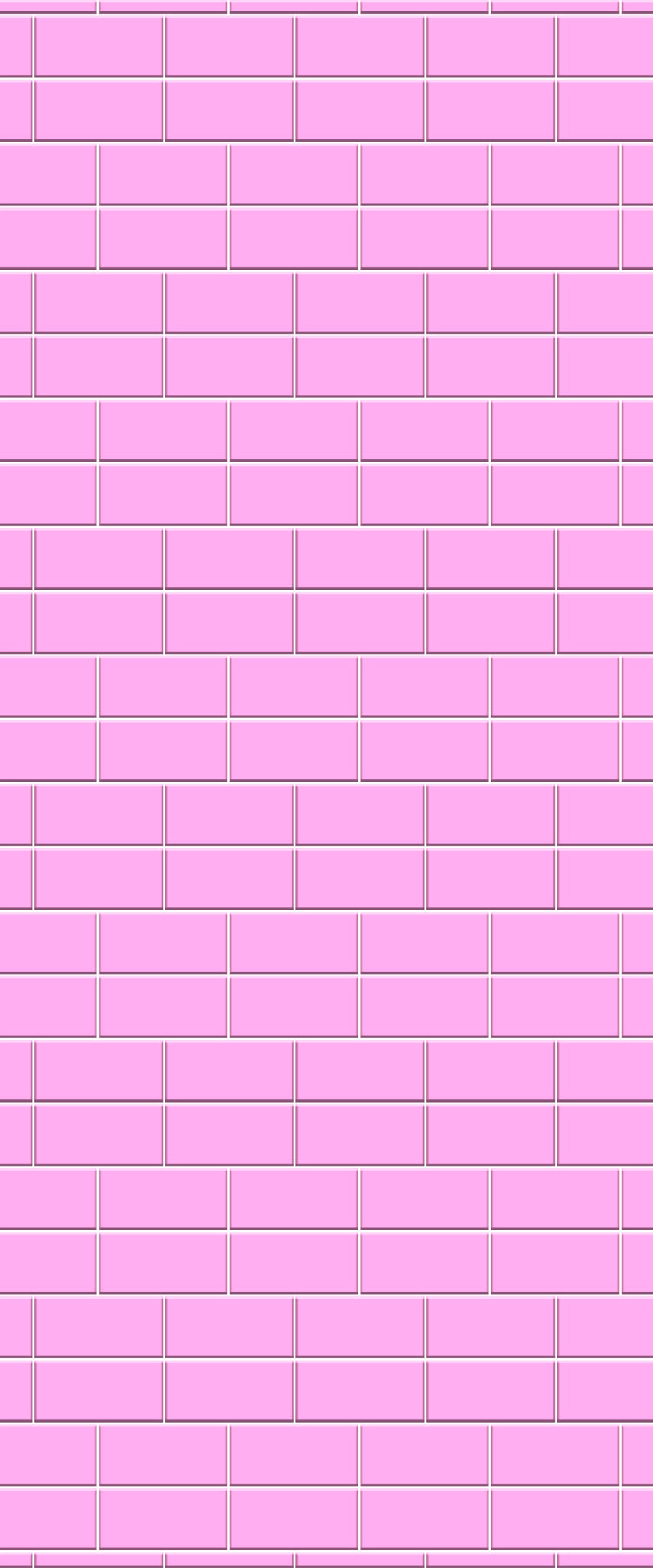 Pink Brickbond Tile Acrylic Shower Wall Panel 2440mm x 1220mm ( 3mm Thick) - CladdTech