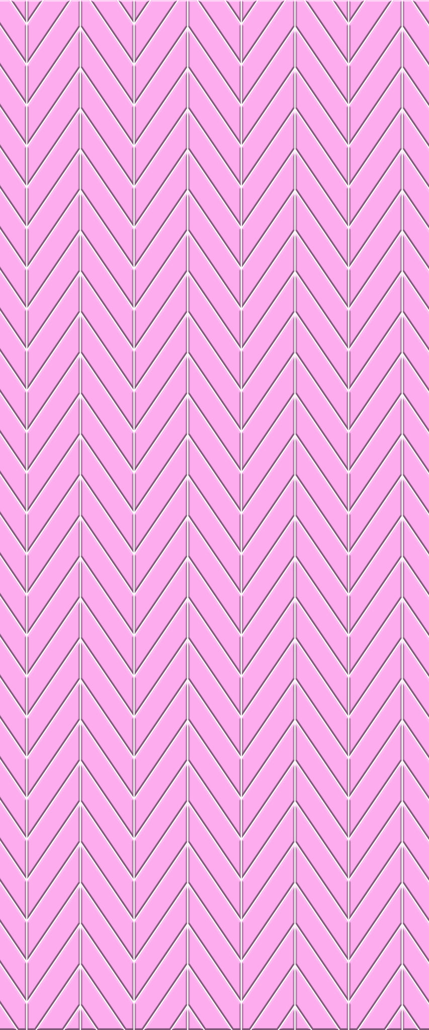 Pink Chevron Tile Acrylic Shower Wall Panel 2440mm x 1220mm ( 3mm Thick) - CladdTech