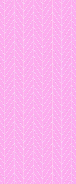 Pink Chevron Tile Acrylic Shower Wall Panel 2440mm x 1220mm ( 3mm Thick) - CladdTech