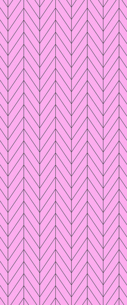 Pink Chevron Tile Acrylic Shower Wall Panel 2440mm x 1220mm ( 3mm Thick) - CladdTech