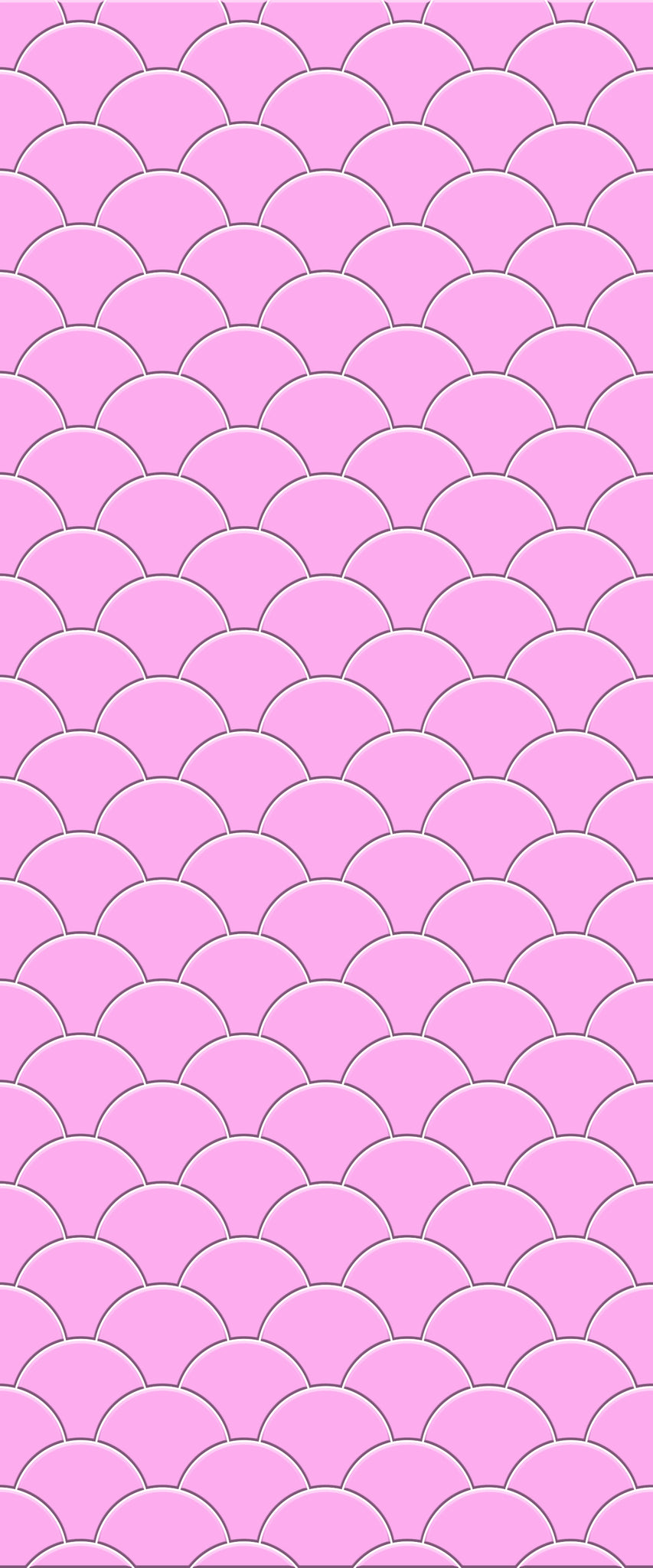 Pink Fishscales Tile Acrylic Shower Panel 2440mm x 1220mm (3mm Thick) - CladdTech
