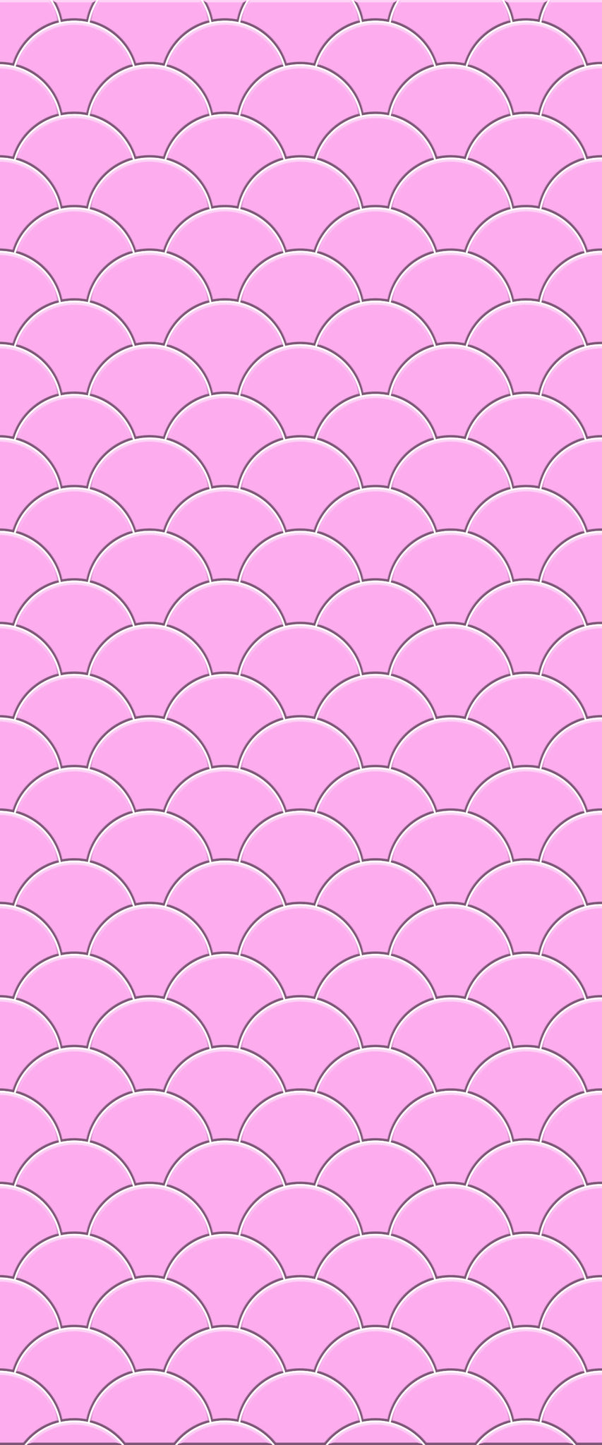 Pink Fishscales Tile Acrylic Shower Panel 2440mm x 1220mm (3mm Thick) - CladdTech