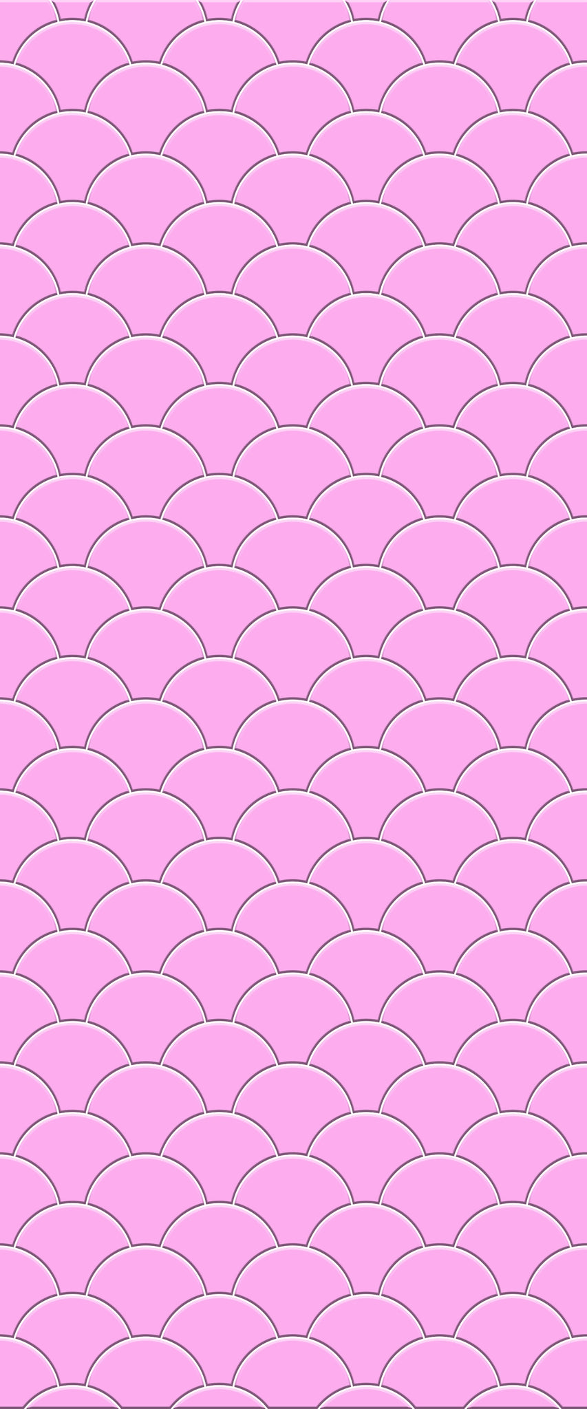Pink Fishscales Tile Acrylic Shower Panel 2440mm x 1220mm (3mm Thick) - CladdTech